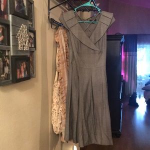 Gray Size 4 Vintage Style Tahari Dresse